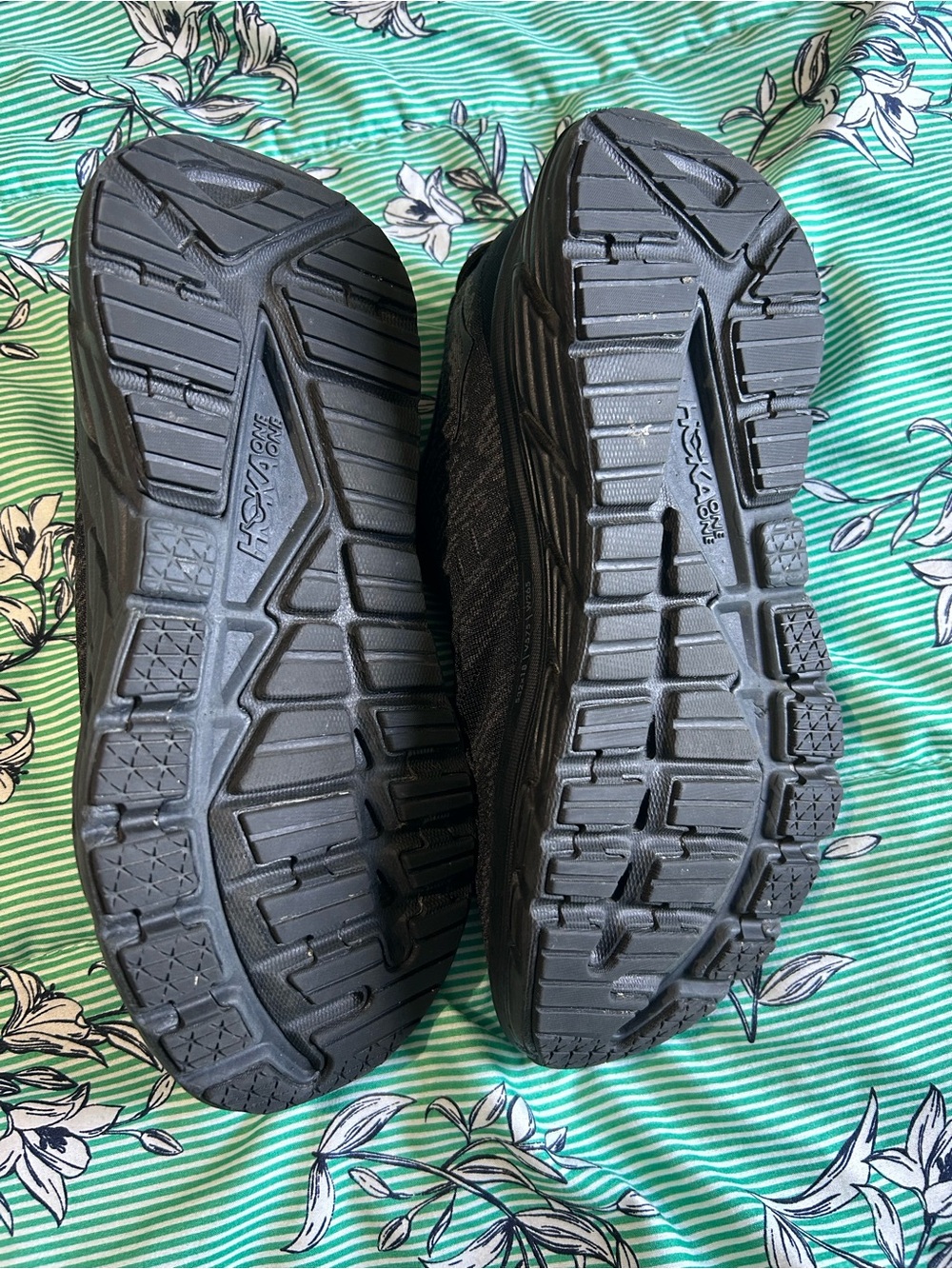 Hoka One Black Athletic Running Shoes - Picture 4 of 5